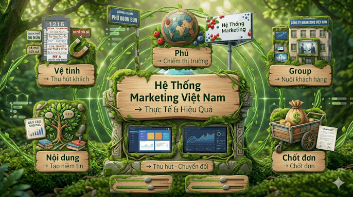 PHỦ THƯƠNG HIỆU - CHIẾM THỊ TRƯỜNG BẰNG CHIẾN LƯỢC THẦM LẶNG